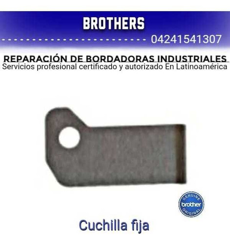 Cuchilla Fija Brother Pr620 