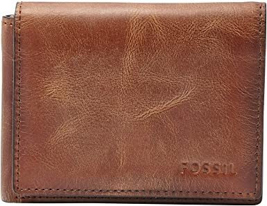 Fossil Cartera De Piel Con Bloqueo Rfid Para Hombre