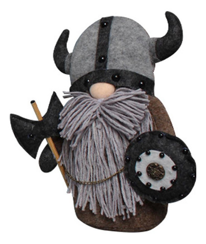 Muñeco De Peluche Gnomo Sin Rostro, Caballero, Enano, Viking