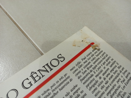 Revista Pôster The Beatles Som Três 1 (Usado)