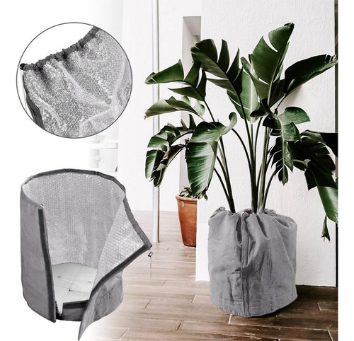 Maceta Multiusos Cubiertas De Protección Contra Gris Grande