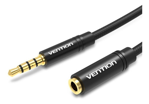 Cable Extensor Audio Auxiliar Plug 3,5 Mm 5 Metros Vention