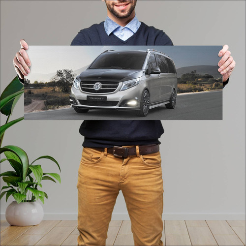 Cuadro 30x80cm Auto 2017 Mercedes Benz V Class B 897