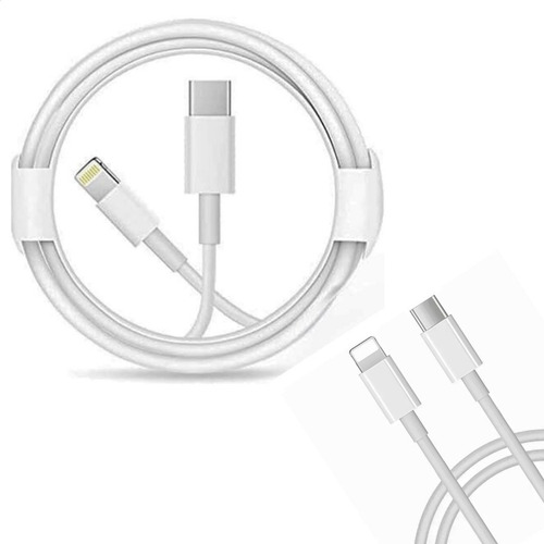 Cabo Lightning Mfi Para Usb-c 1m - Branco | Goldentec