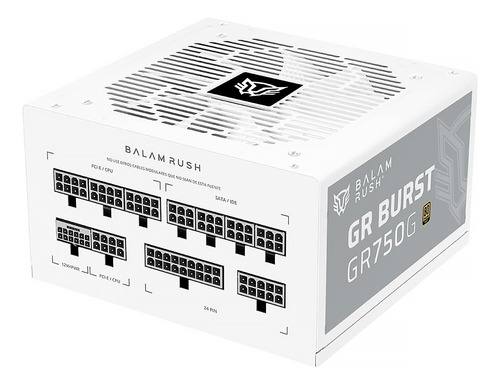 Fuente De Poder Pc 750w Balam Rush Gr Burst Gr750g Modular