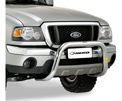 Defensa En Caño Keko K1 Acero Cromado Ford Ranger 2010-2012