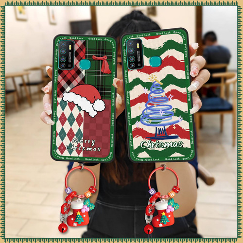 Funda Navideña For Infinix Hot50i Note40 Gt20 Smart8 Pop7
