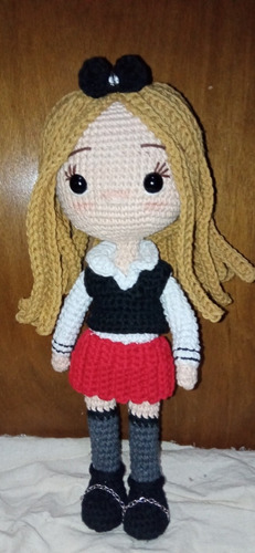 Muñeca Personalizada Arigameplays Tejido A Crochet