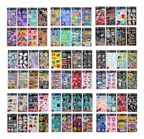 Comprar Pack X50 Planchas Stickers Mini Calcos Uv Vinilo Surtidos