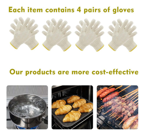 Guantes De Horno Resistentes Al Calor 4 Pares