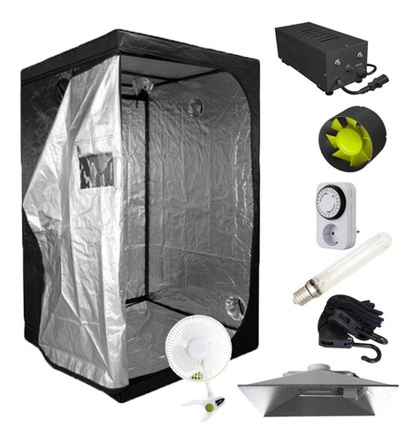 Imagen 1 de 2 de Kit Indoor Basico Hps 150x150x200 Grow Cultivo Interior