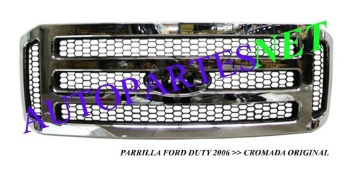 Parrilla Ford F100 Duty 2006 2007 2008 2009 2010 2011 T/original