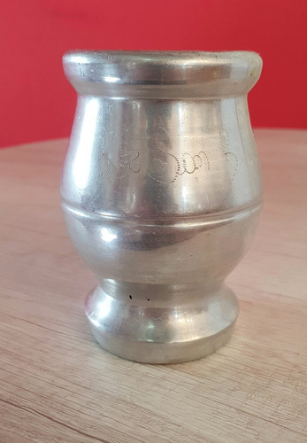 Mate De Aluminio Y Madera