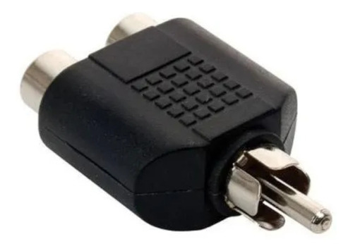 Adaptador Rca Plug / 2 Hembras Rca Divisor