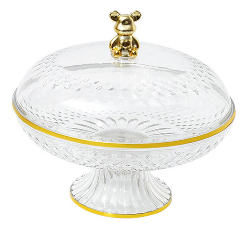 Pastel De Placa De Fruta Stand With Dome Clear Versátil
