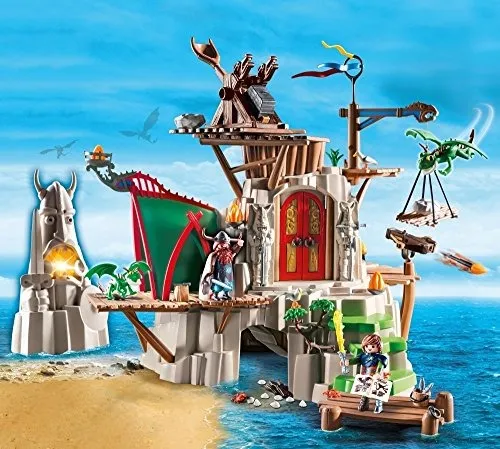 Playmobil 9243 Fortaleza Dragones Isla De Berk Mema Chimuelo