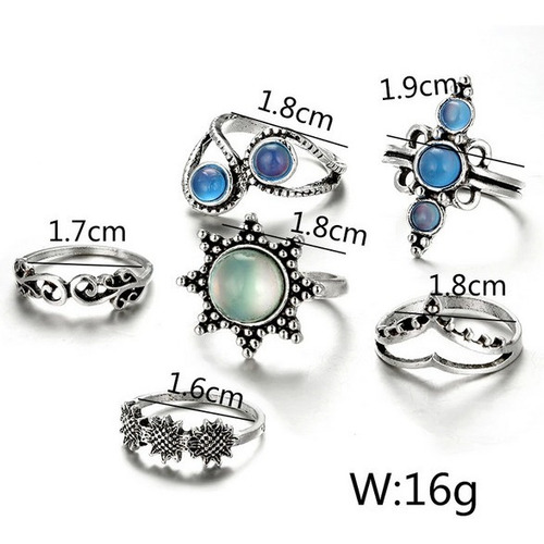 Anillos Midi Ring Tendencia Accesorios 568g Moda Mujer