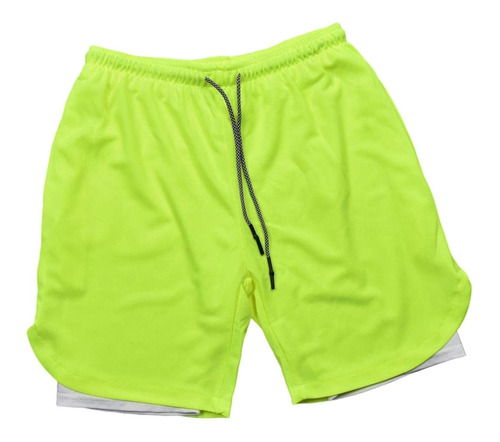 Pantalones Cortos Deportivos Para Correr 2 En 1 Para Hombre,