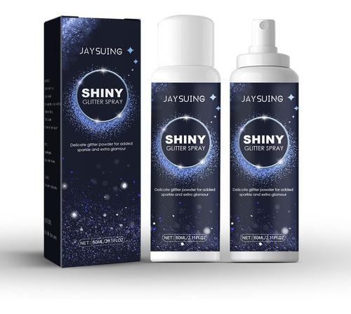 Spray De Brillo De 60 Ml Para El Cabello Y El Cuerpo Spray E