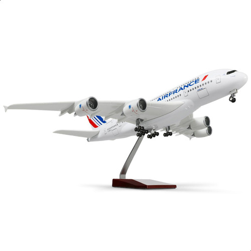Modelo Grande 1/160 Airbus A380 France De 18 Pulgadas Fundid