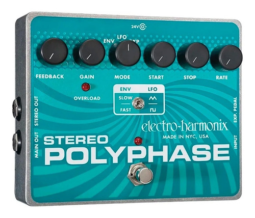 Polyphase Stereo Pedal Electro Harmonix Phase Shifter