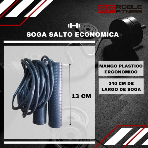 Imagen 5 de 10 de Kit Colchoneta Gimnasia + Soga + Pesa Rusa + Tobilleras Gym