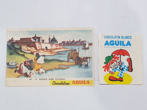 Antigua Figuritas Chocolate Águila Lote X 2 Mag 58844
