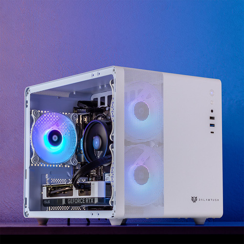 Xtreme Pc Gaming Geforce Rtx 4060 Amd Ryzen 5 5600x 32gb Ssd 1tb Wifi Mini Tank White