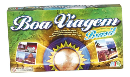 Jogo De Tabuleiro Boa Viagem Brasil - Nig Brinquedos