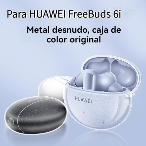 A Capa Transparente Para Huawei Freebuds 6i + Limpador