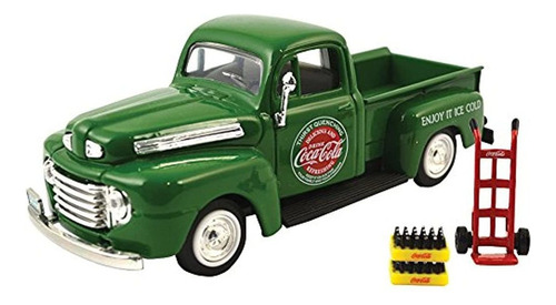 Camioneta Ford 1948 Botella De Coca Cola Verde