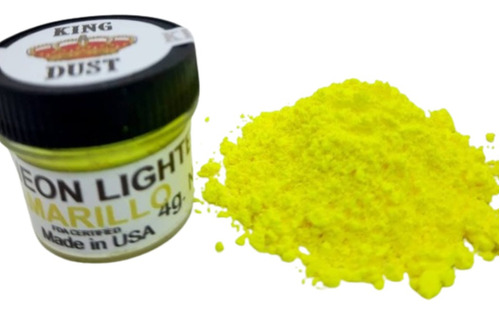 Polvo Fluor Neon Colorante Comestible Amarillo Importado