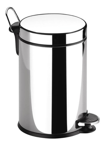 Lixeira Brinox Com Tampa E Pedal 5l 20x30cm Inox - 3040/202