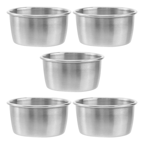 5 Unidades De Salsas De Acero Inoxidable, Tazas Para Salsas