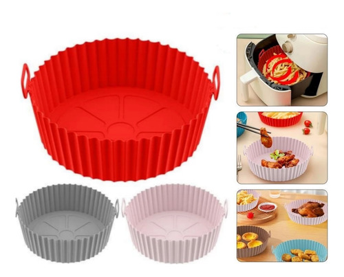 Molde Silicona Reutilizable Para Freidora De Aire Y Horno