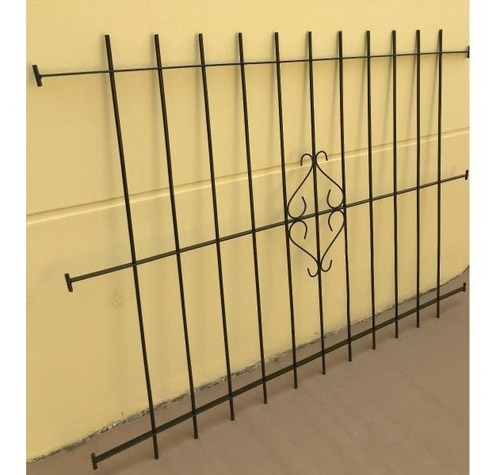 Reja Rejas Para Ventana 180x150 Anclaje Dentro De Mocheta
