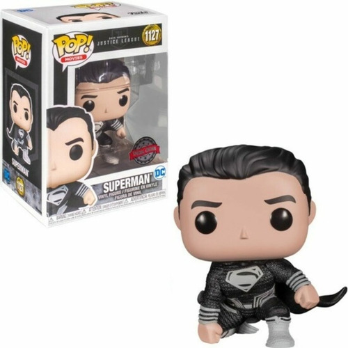 Funko Pop! 1127 Superman Black Dc Comics Justice League 