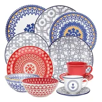 Comprar Juego De Vajilla Platos Tazas Bowls Decorados Oxford 36 P