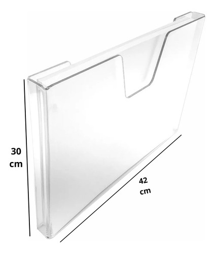 Display Porta Folha Prontuário De Parede A3 Horizontal
