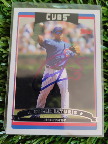 2006 Topps César Izturis #uh80 Autografiada 