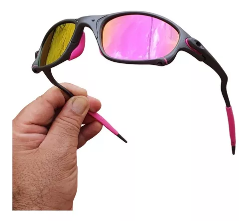 Óculos oakley juliet romeo x metal double polarizado - R$ 249.99, cor Rosa  (com proteção UV) #104715, compre agora