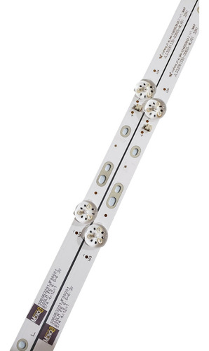 Kit 2 Barras Com 6 Leds Cada P/ Tv Ptv32t10edp C/ Dupla Face
