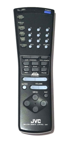 Control Remoto Original Jvc Rm-c754 Tv Analoga