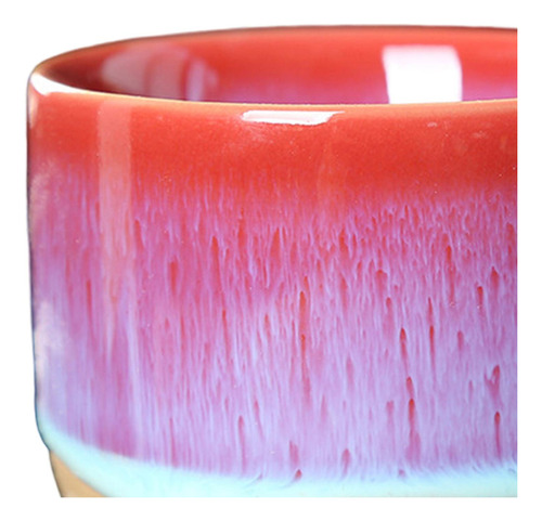 Tazas De Té De Cerámica, Taza De Café De 150ml, Taza Rojo
