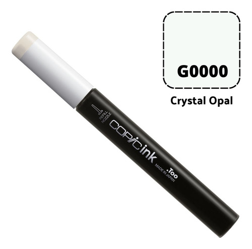 Refil Copic Ink Sketch Ciao Classic Wide Cor Crystal Opal Cor G0000 Crystal Opal