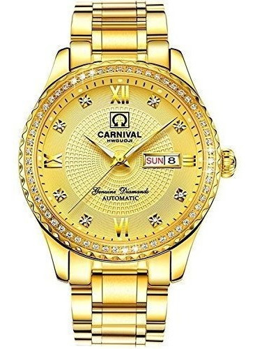 Relojes De Oro Suizos De Lujo Analogicos Y Automaticos Con C