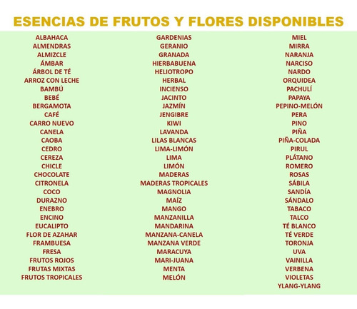 4 Esencias De 250ml Para Perfumería Y Aromaterapia Difusor