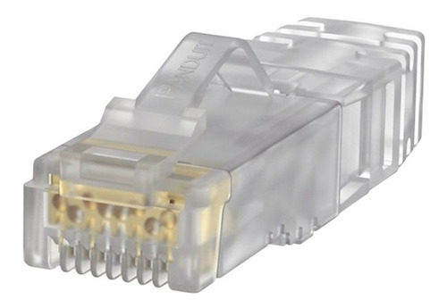 Conector Modular Panduit Cat 6a Rj-45 8 Posiciones 100 Pzas