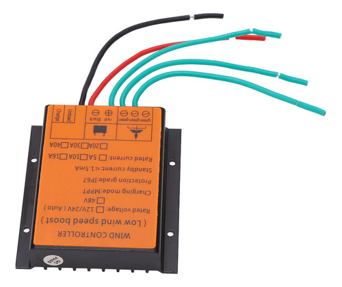 Controlador Carga Para Viento Mppt Alta Seguridad Buena Led