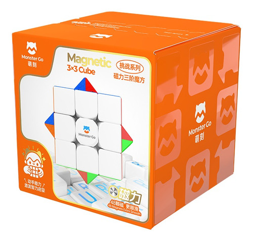 Juguetes Magnéticos Monster Go Mg3 Cube Gan Speed Puzzle De